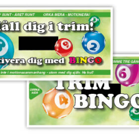 Trimbingobricka fram och baksida