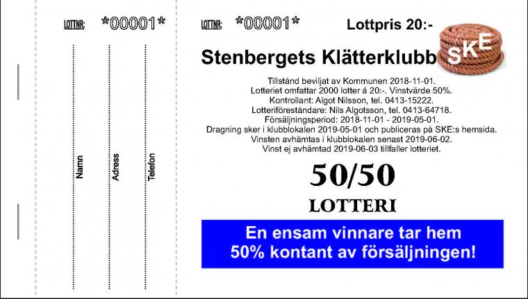 50/50 Lotten - Idrottspremier